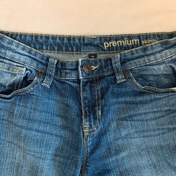GAP Premium Skinny Jeans Medium-Dark Wash - Picture 2 of 4